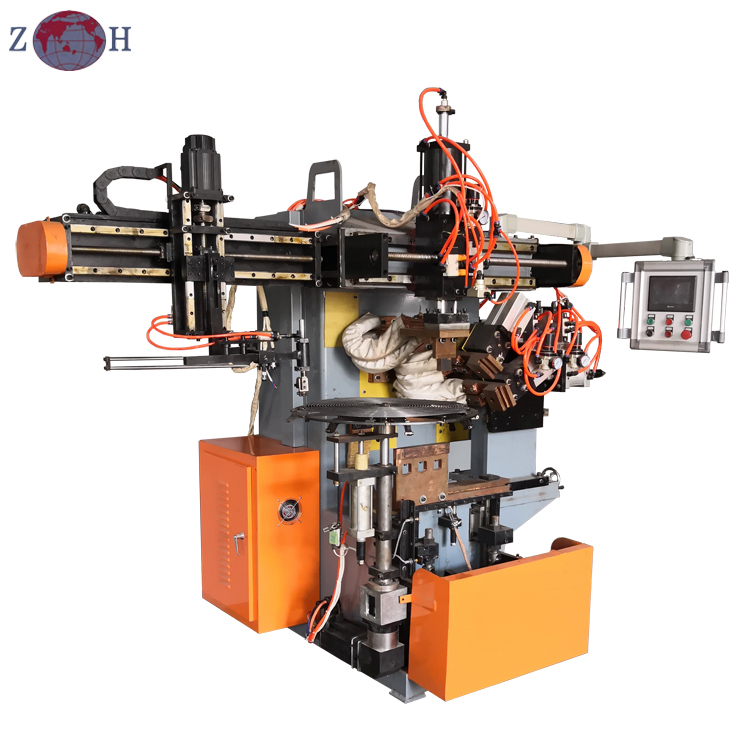 Industrial spiral wire fan guard machine