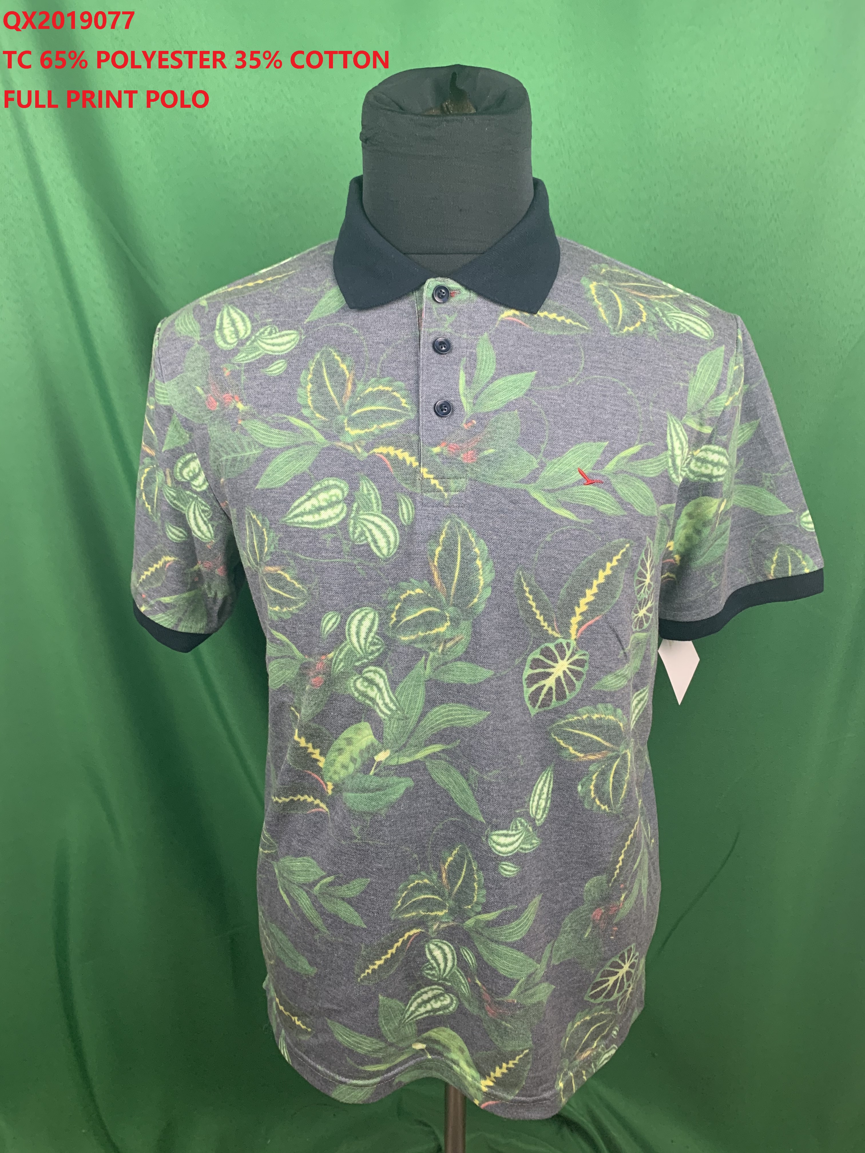 Qx2019077 Tc Full Print Polo