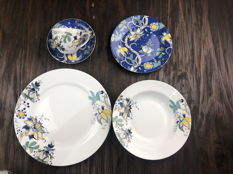 New Bone China Dinner Set