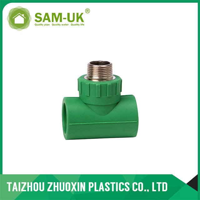 Ppr Pipe Fittings Injection Molding Machine Male Threaded Tee For Water Supply