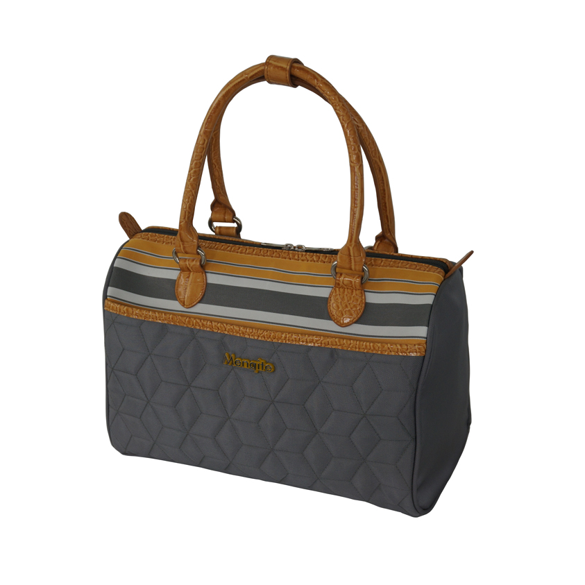 13.8" 600D Imitation Nylon Fashion designed quilting Beauty Case