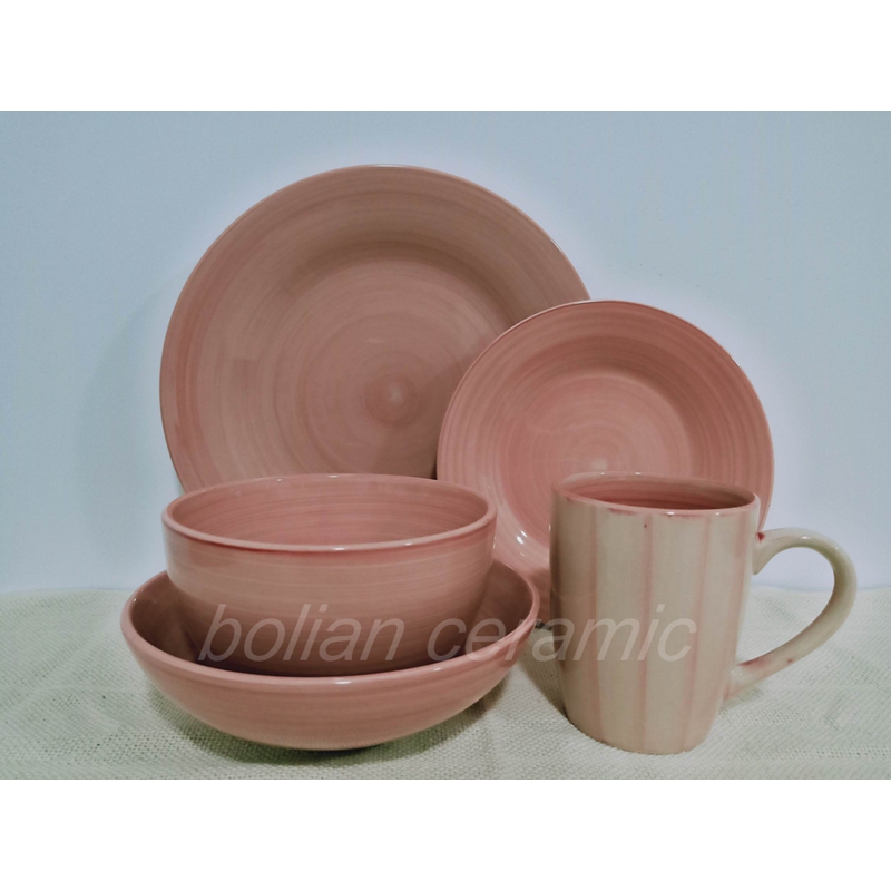 Hand painting dinnerware