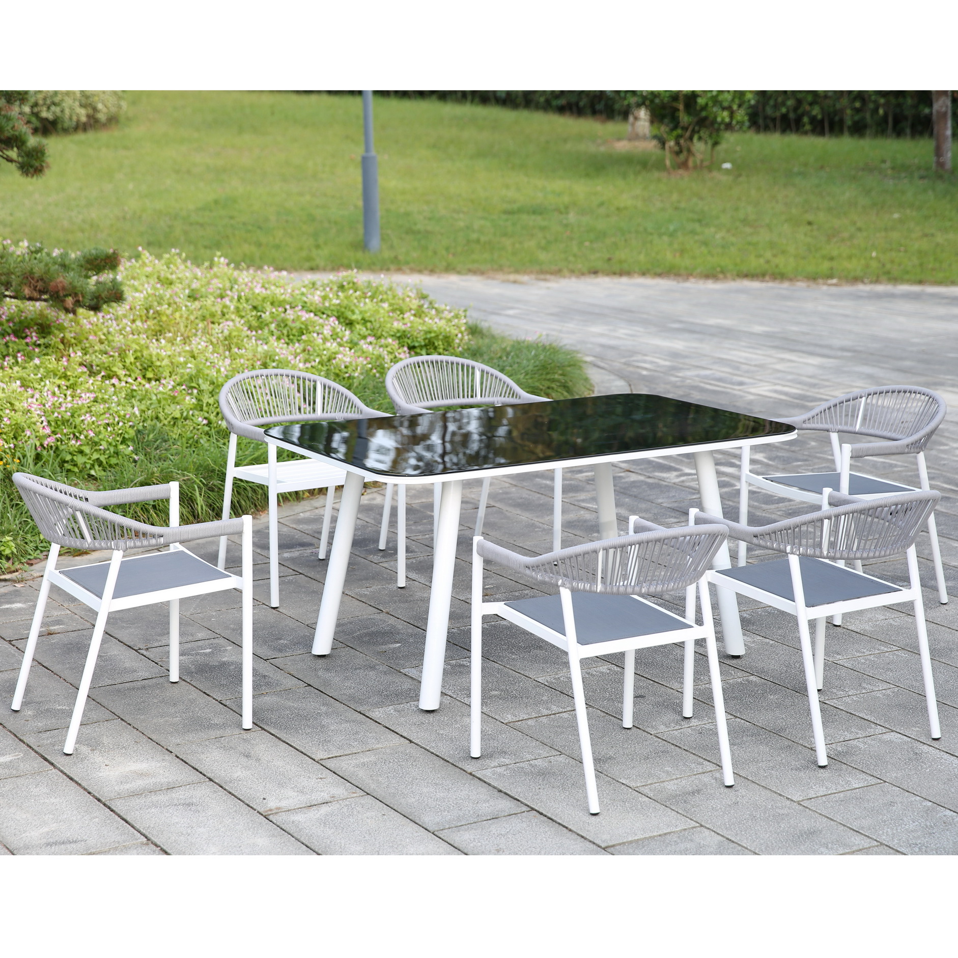 S/7 Steel Dining Set