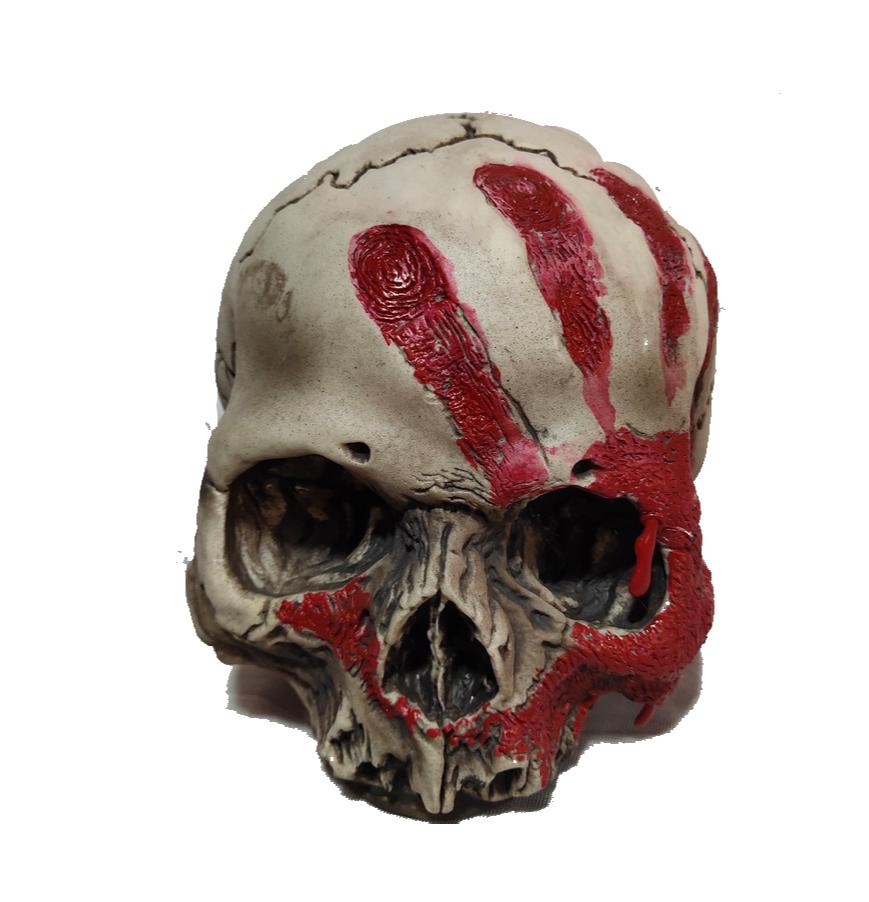 6.3“ Bloody Skull/halloween decoration/halloween props/halloween skull