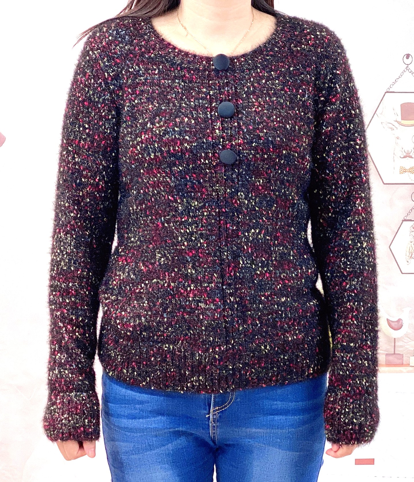 Ladies' knitted pullover