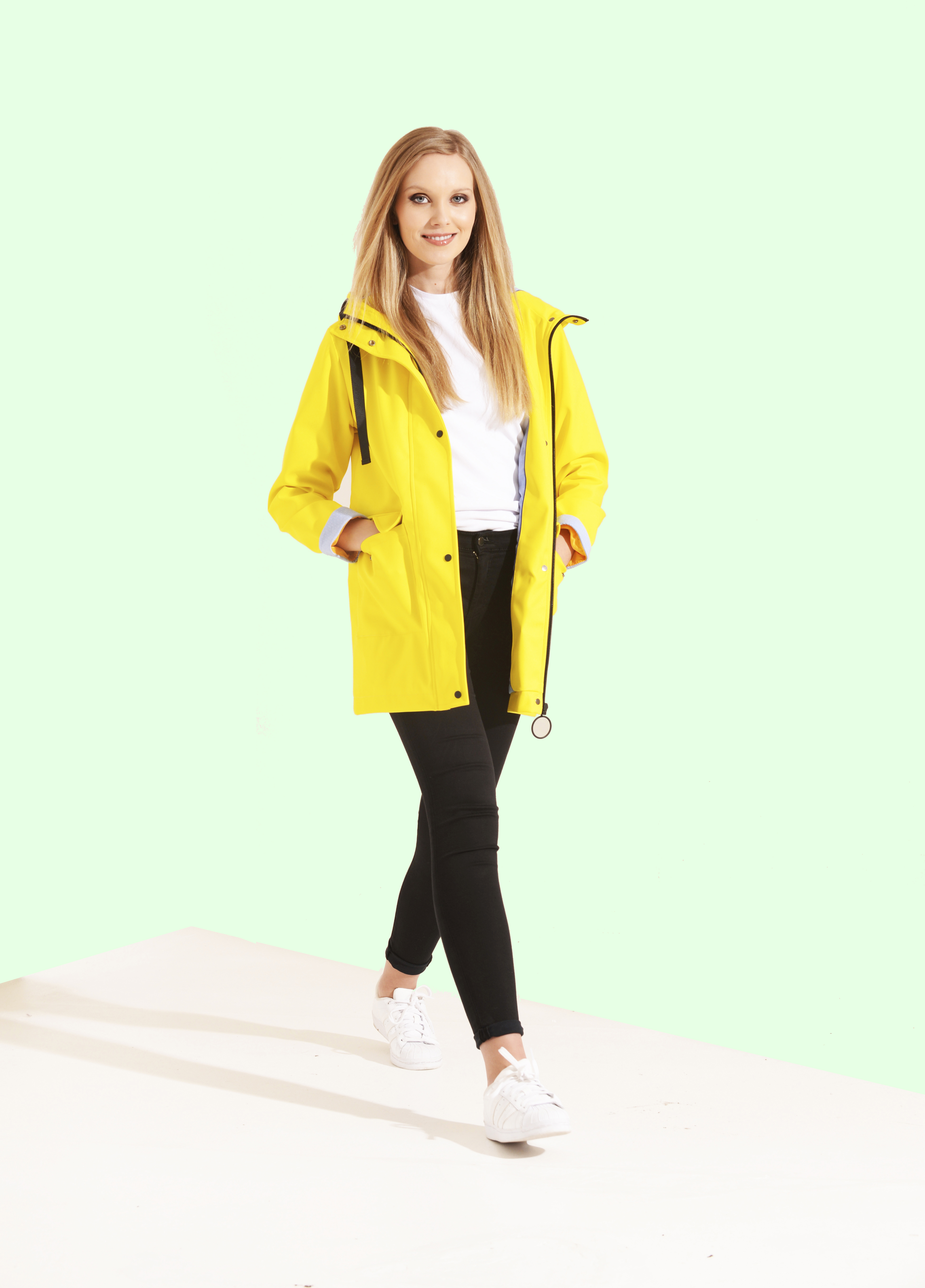 PU Rubber Rain Coat