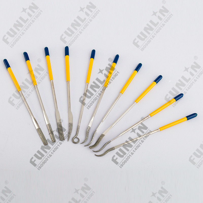 Electroplated diamond file
