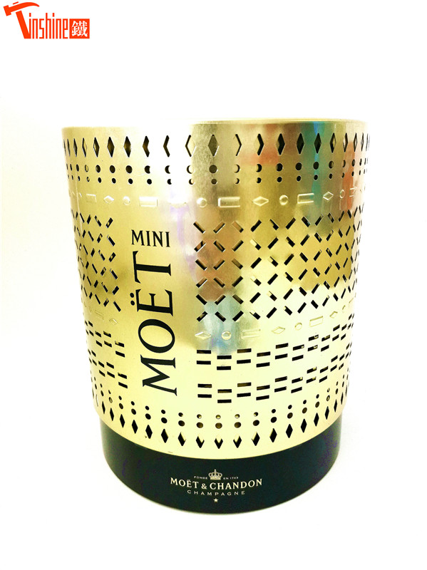 Wine box tinbox, tin can , tin package, metal box, metal can, containe, canister, Magic pig cosmetic tinbox