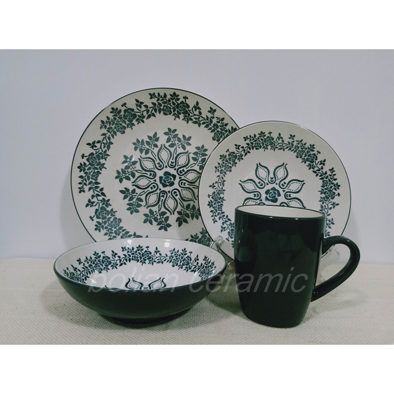 Pad printing dinnerware