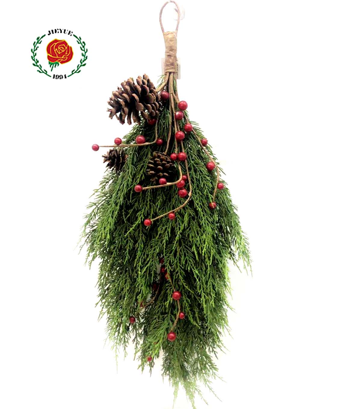 Gr Cypress Teardrop With Red Berry
