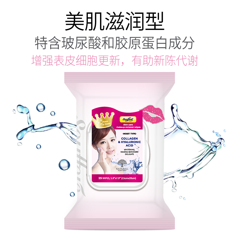 Makeup Remover Wet Wipes -MOIST TYPE 25PCS