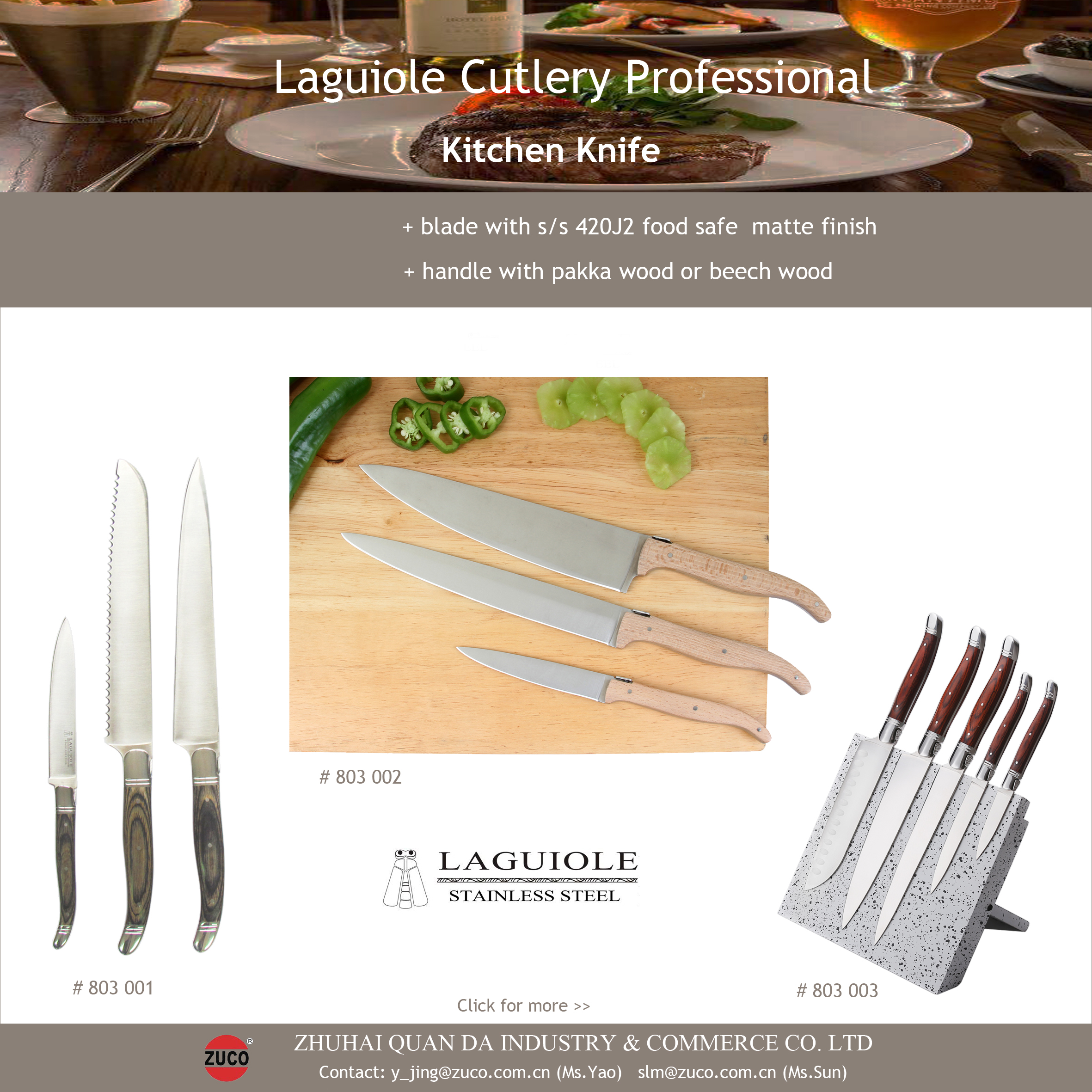 Kitchen knife Laguiole