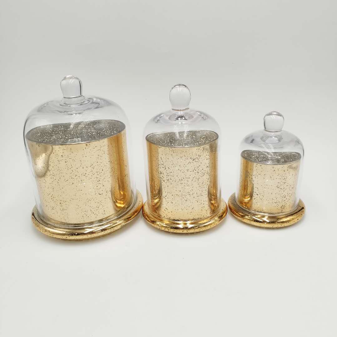 Home decorative glass butter dish with cover for wholesale