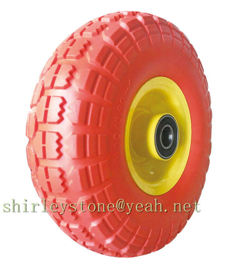 10“x3.50-4 PU wheel