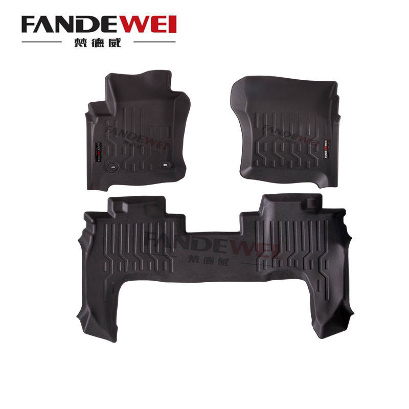 Fandewei 3D Car Floor Mat use for Toyota LC76