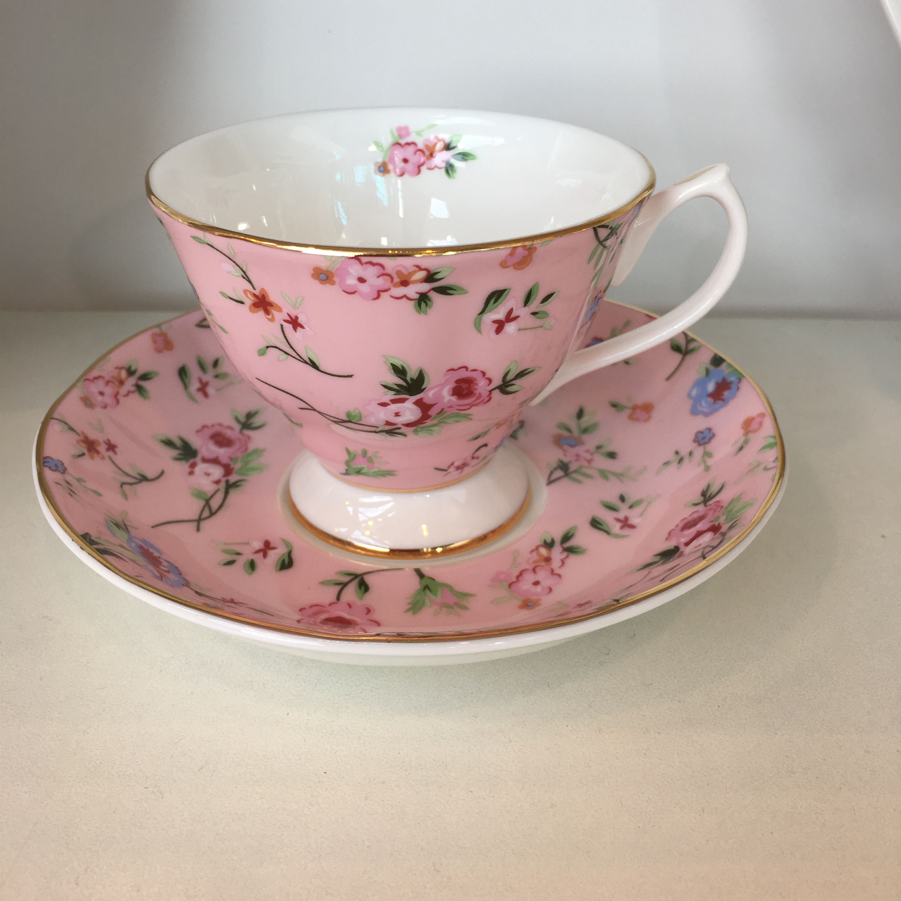 Fine Bone China Cup And Saucer