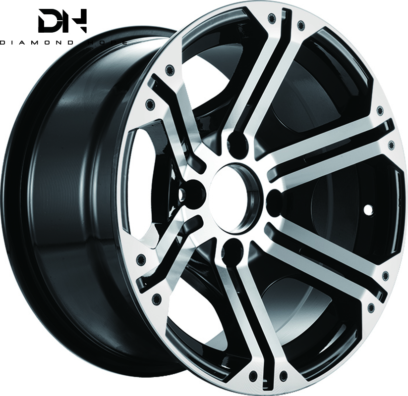 Popular 12 inch golf cart wheel ATV alloy wheel rims
