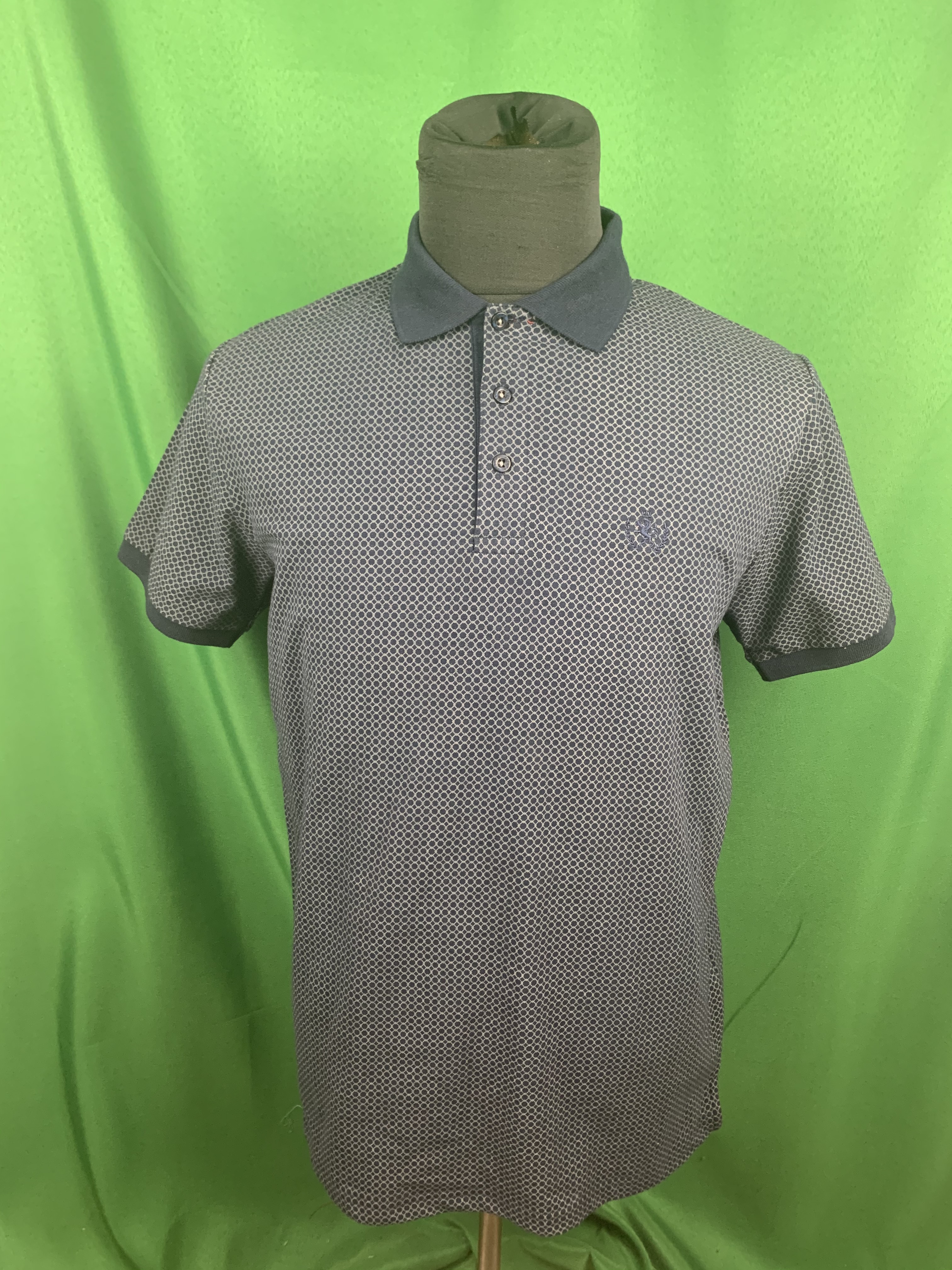 Qx20-070 Cotton Spandex Full Print Polo