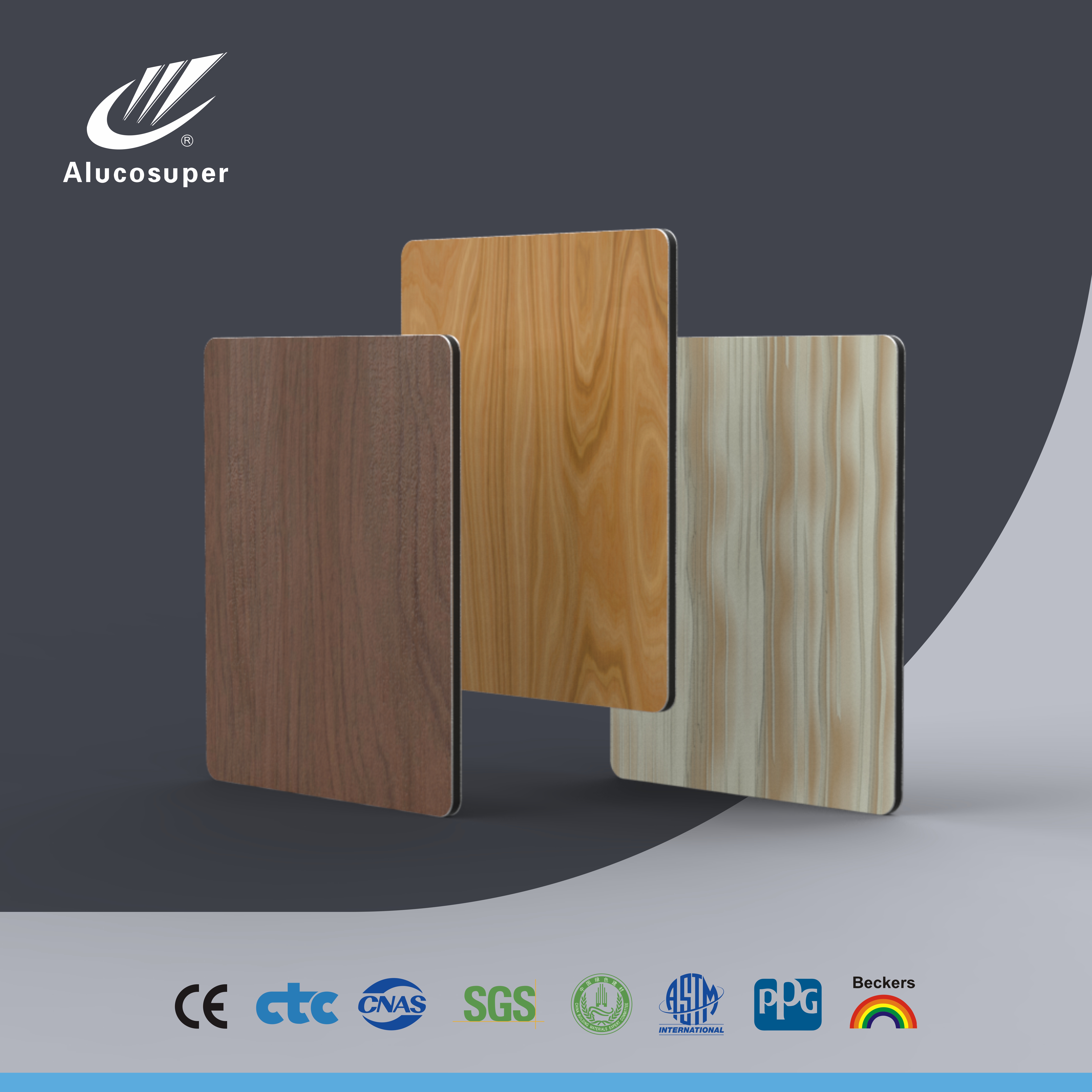 Stone Wood Grain Aluminum Composite Panel