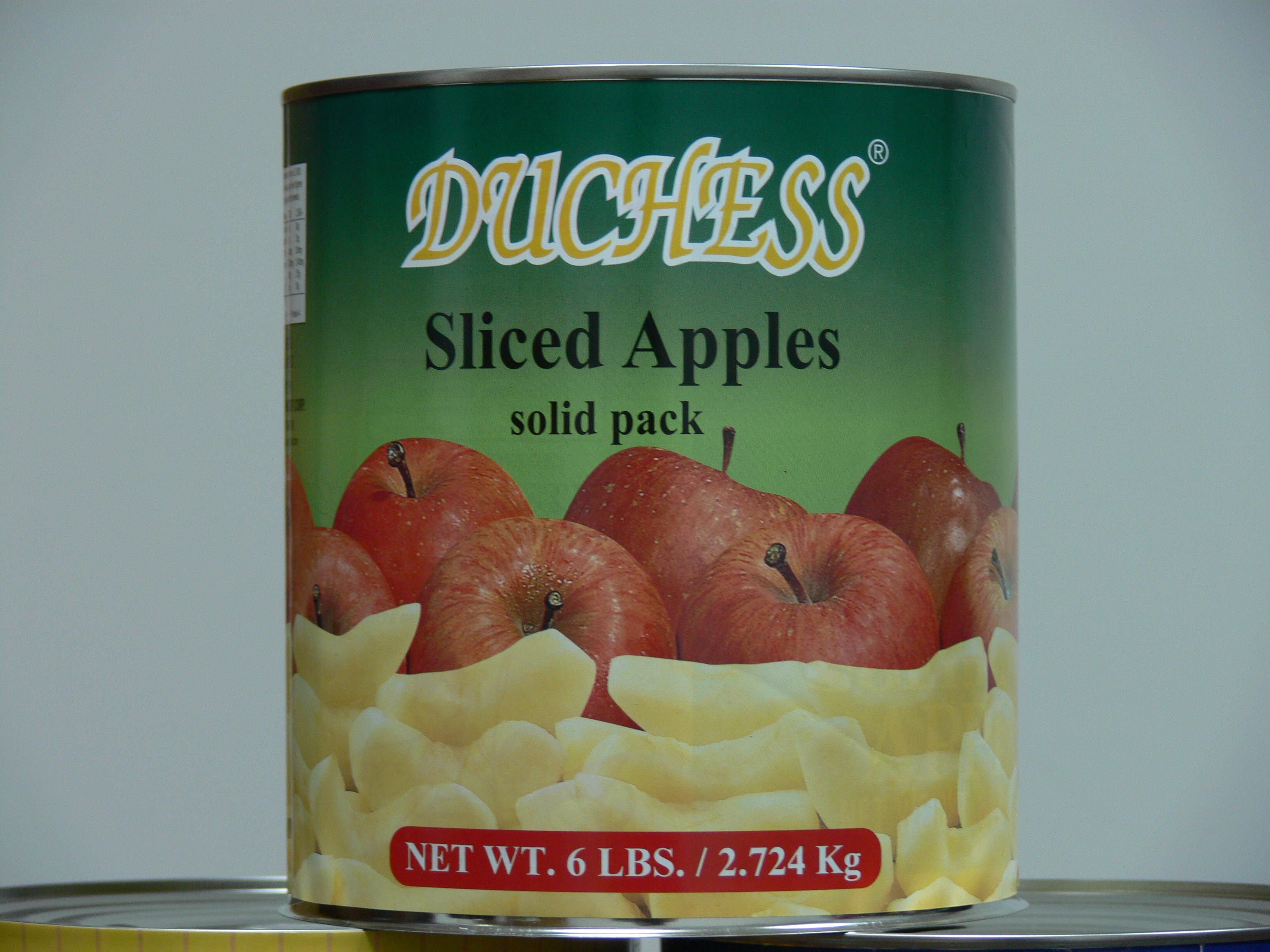 canned apples(sauce)