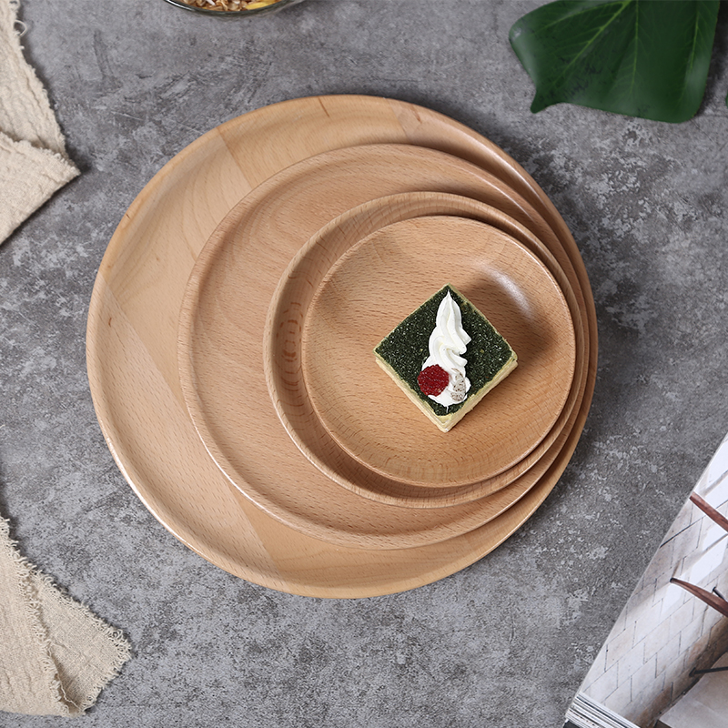 Beech Wood Plate, Dinnerware, Serving Plate, Tableware