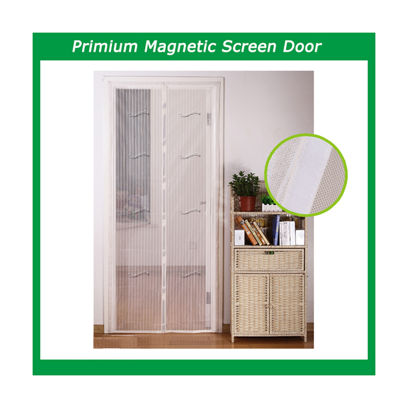 magnetic fly screen curtain door
