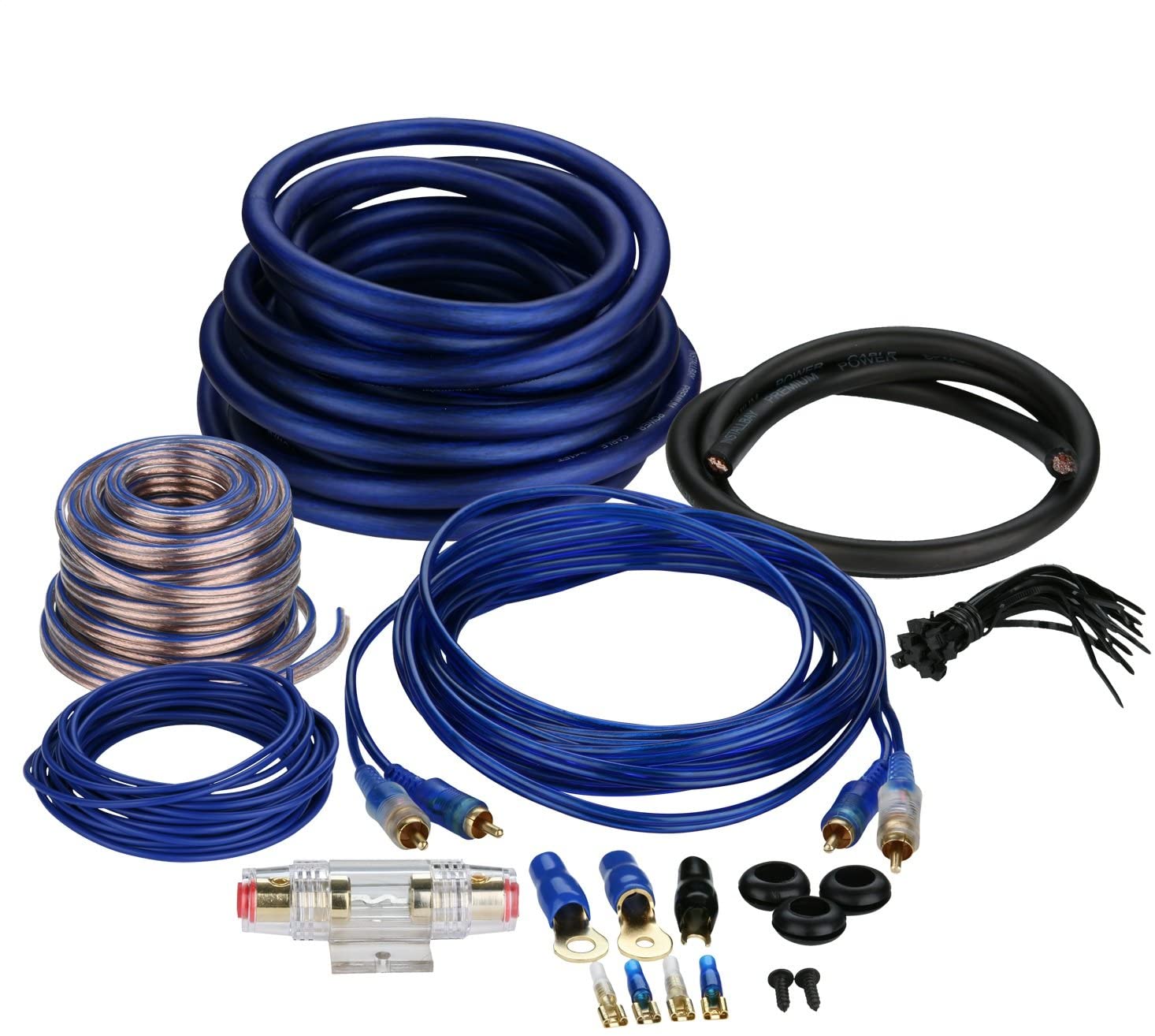4 Gauge 1600 Watt Value AMP Kit Complete