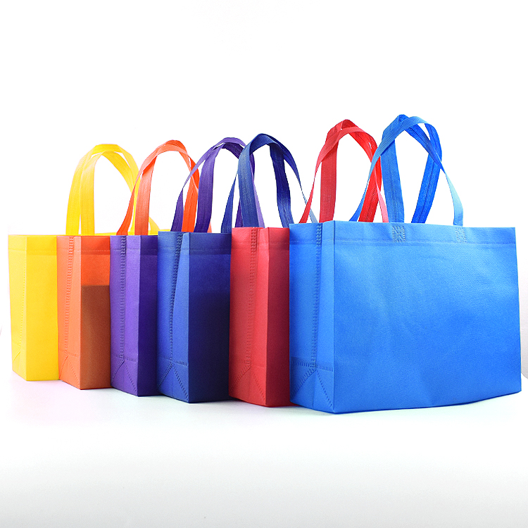 Custom printed eco supermarket pp non woven shopping bag