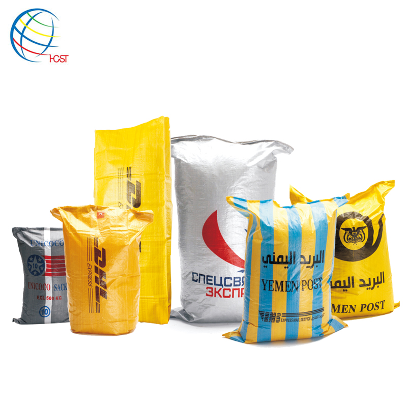 Export 25kg 50kg 100kg pp woven parcel / mailing / postal bag / sack / sacos