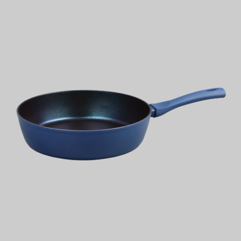 Forged aluminum deep frying pan