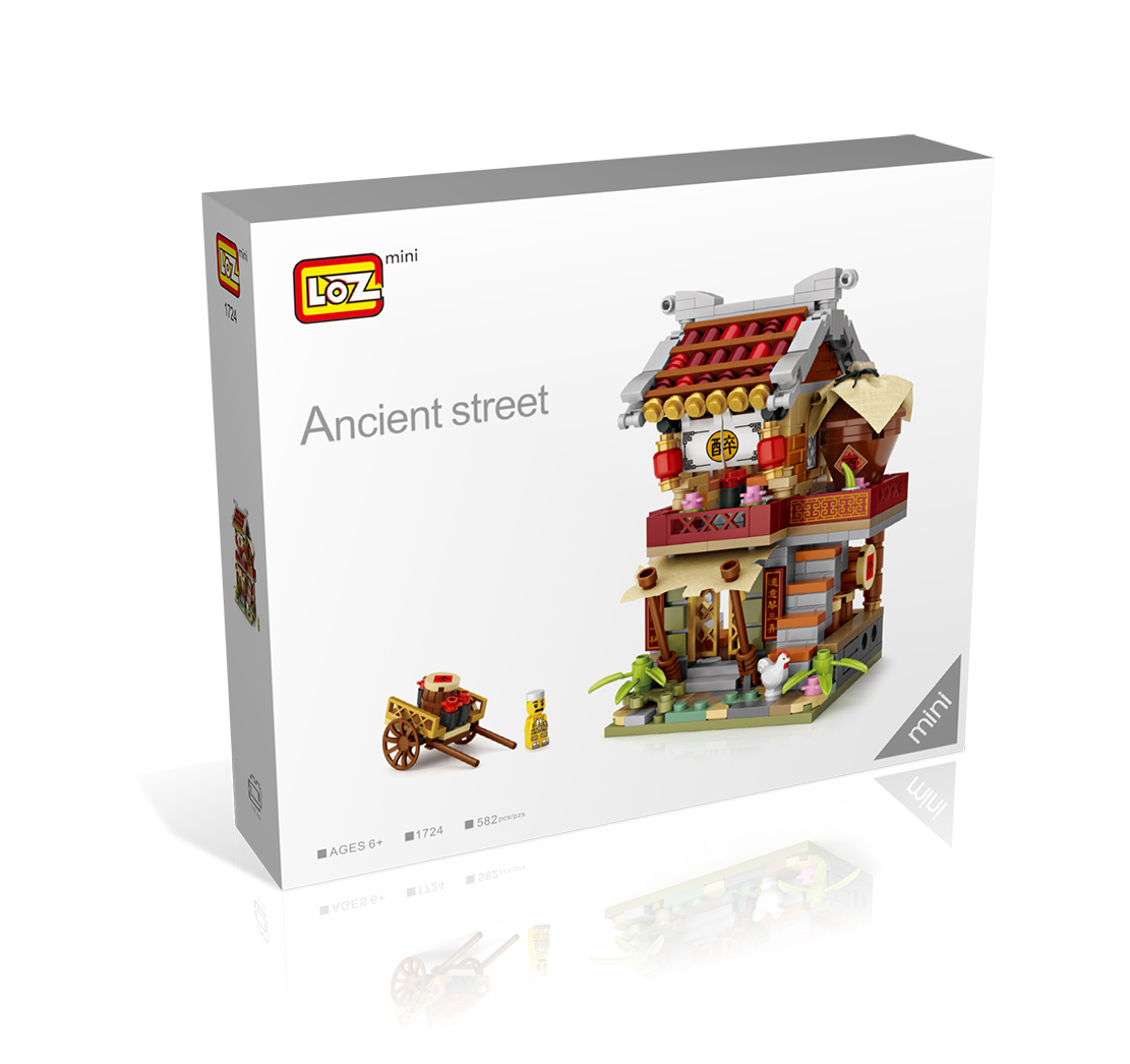LOZ mini building block Ancient Street series -Tavern