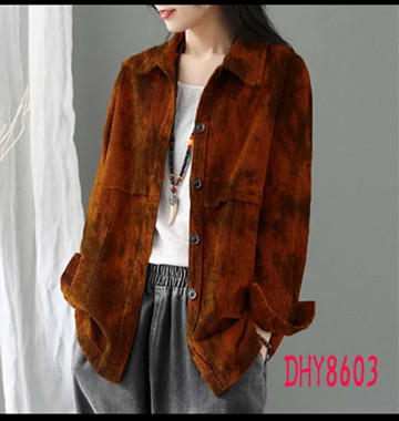 Ladies' Tie Dye Corduory Jacket