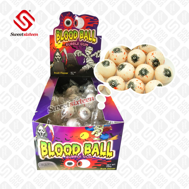 Halloween 8g Printing Eyeball Bubble Gum