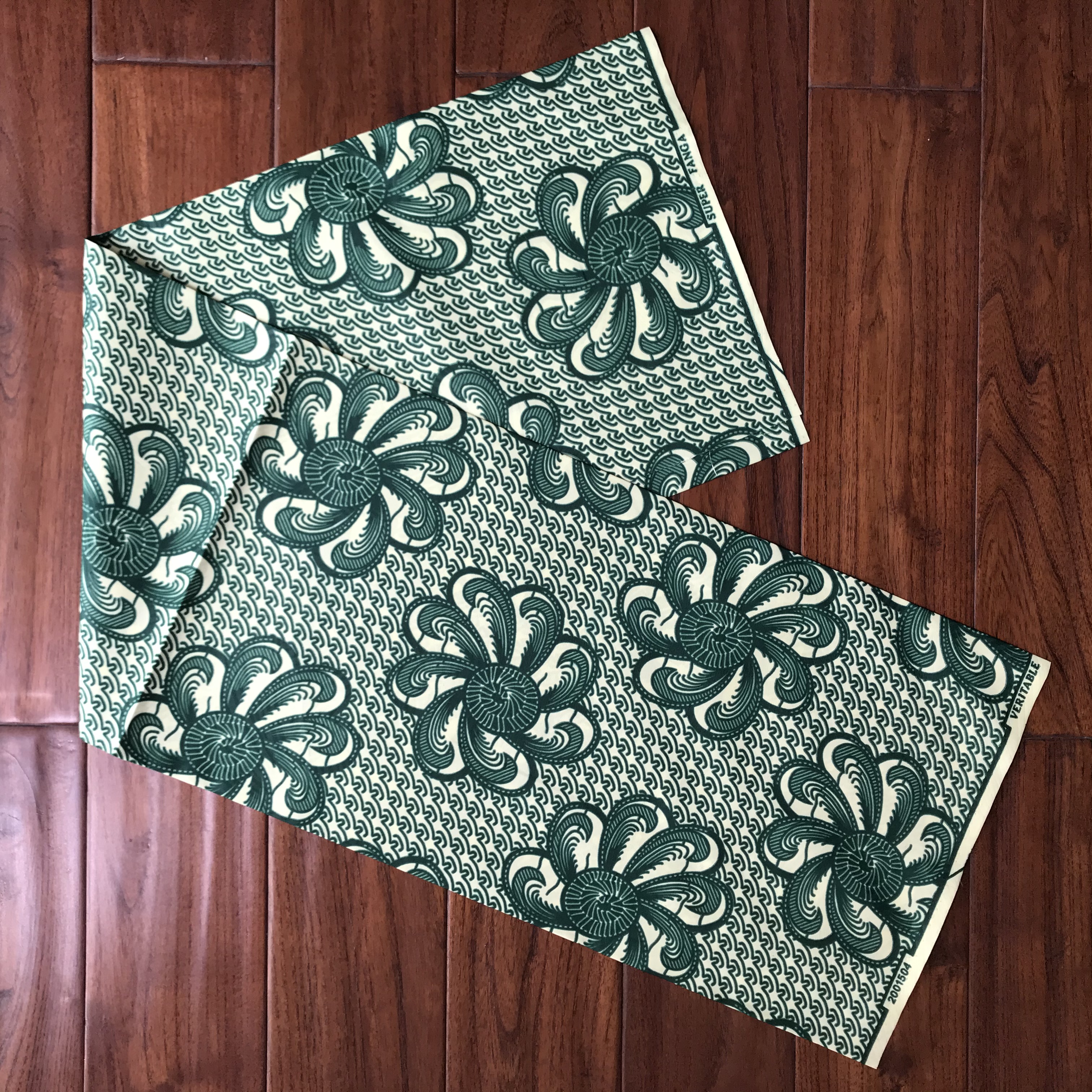 Poly Two Side Wax Printed Fab