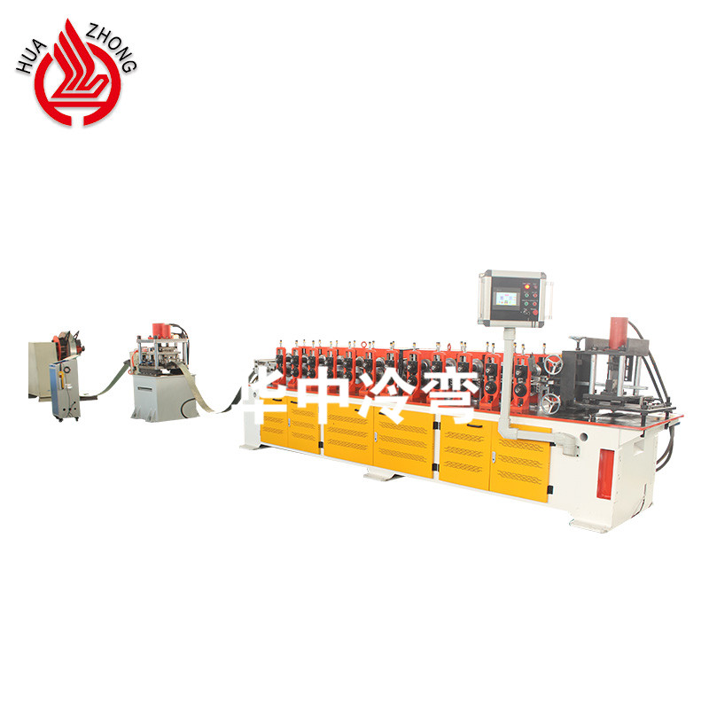 C profile post roll forming machine