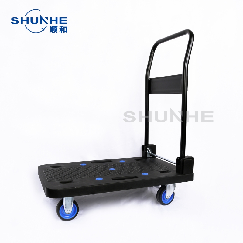 Plastic Platform Hand Truck Steel Folding Hand Trolley FW-99PS
