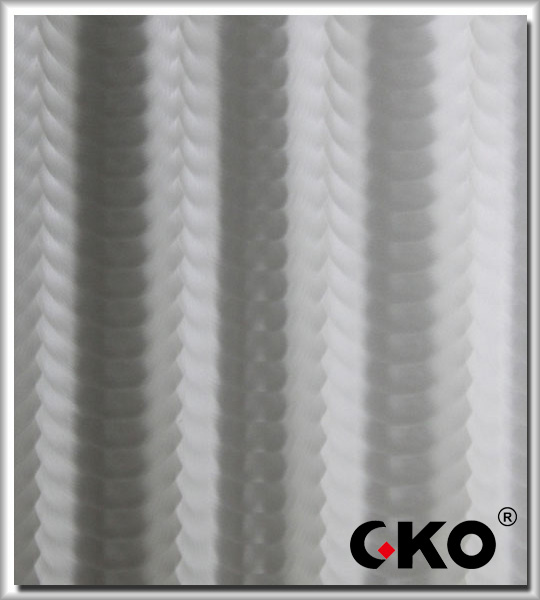 Frosted aluminum plate, for building decoration, 3D effect aluminum coil