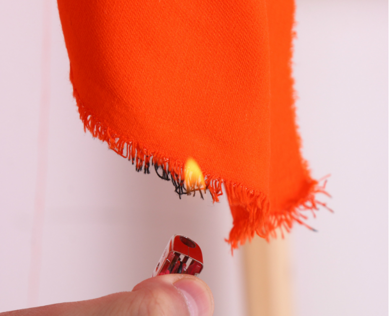 Cotton fire retardant fabric