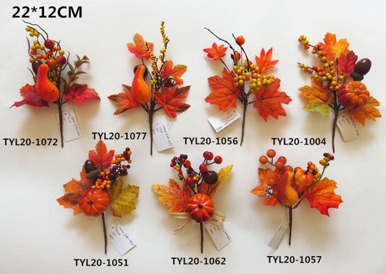 christmas decoration artificial autumn picks