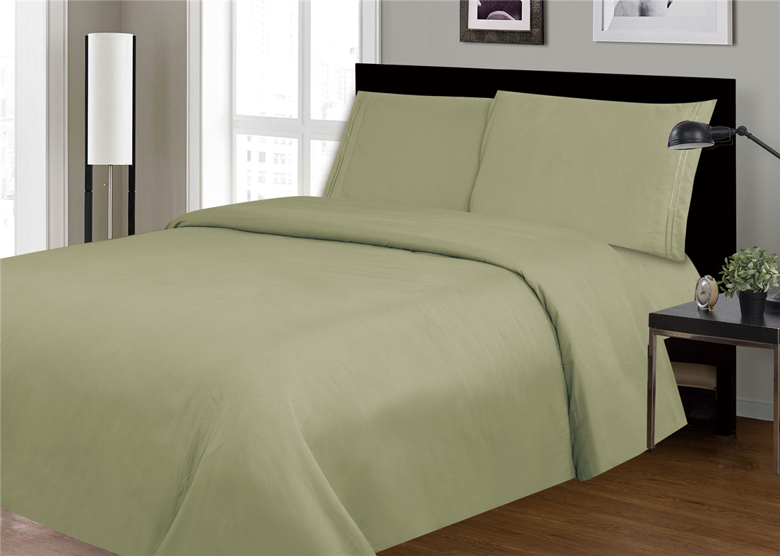 (70GSM--120GSM)microfiber embroidery sheet set