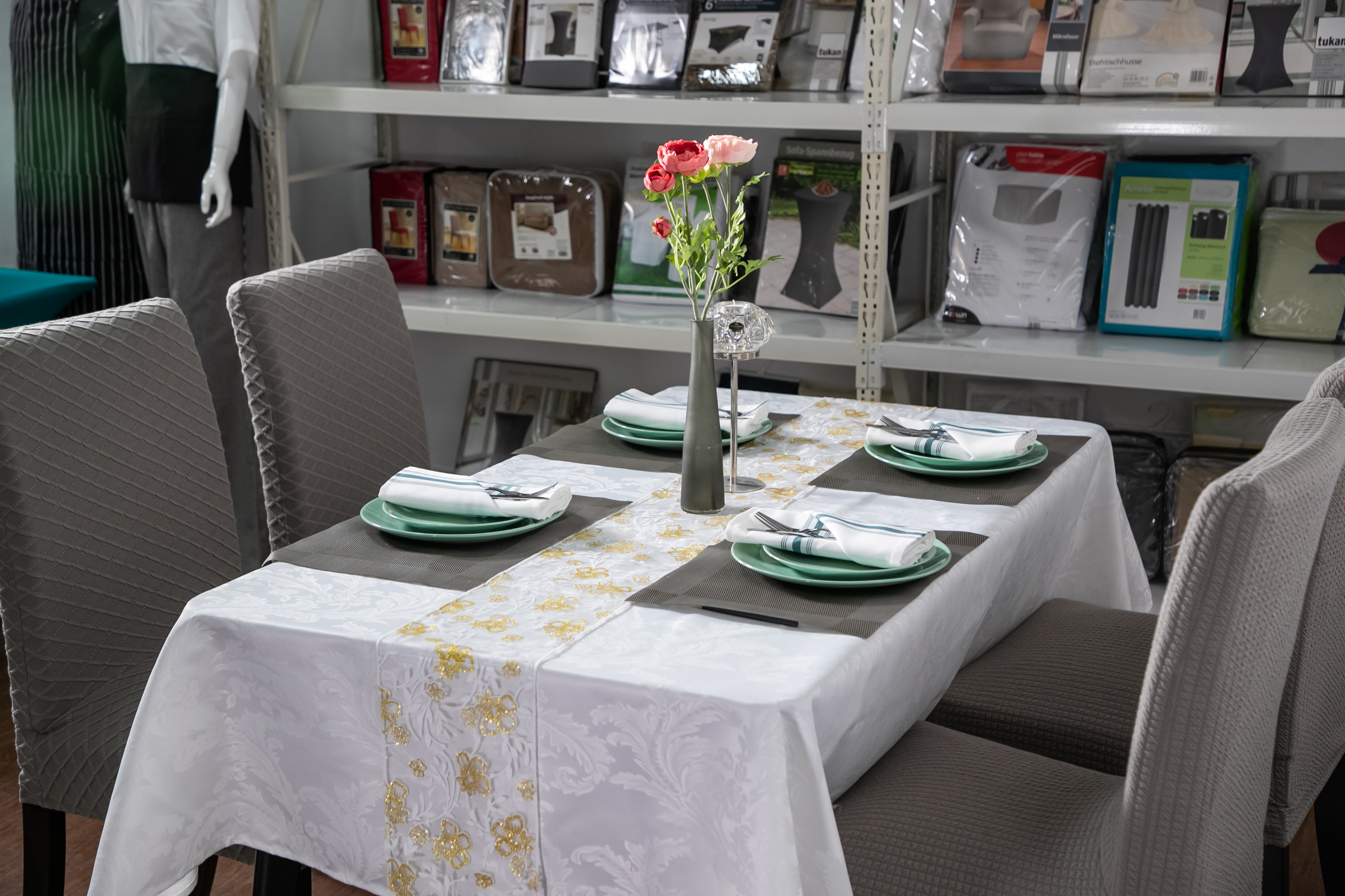 Tablecloth, Damask jacquard tablecloth