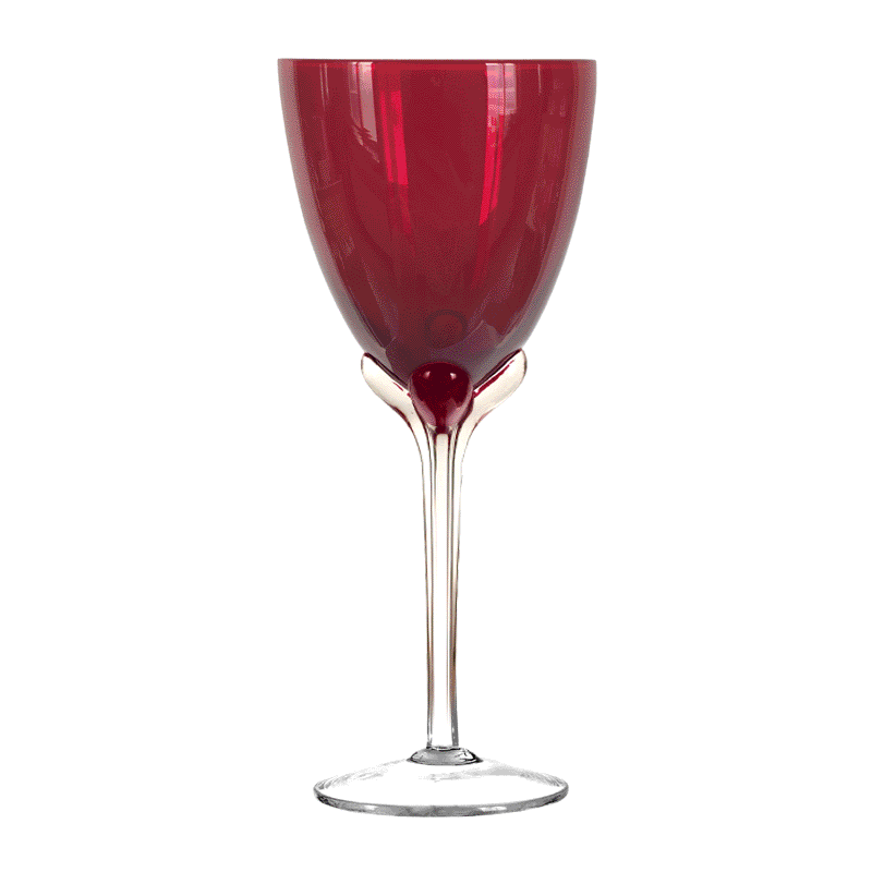 Glassware Classic Wine Glasses with a Classic Tulip Shape Stem