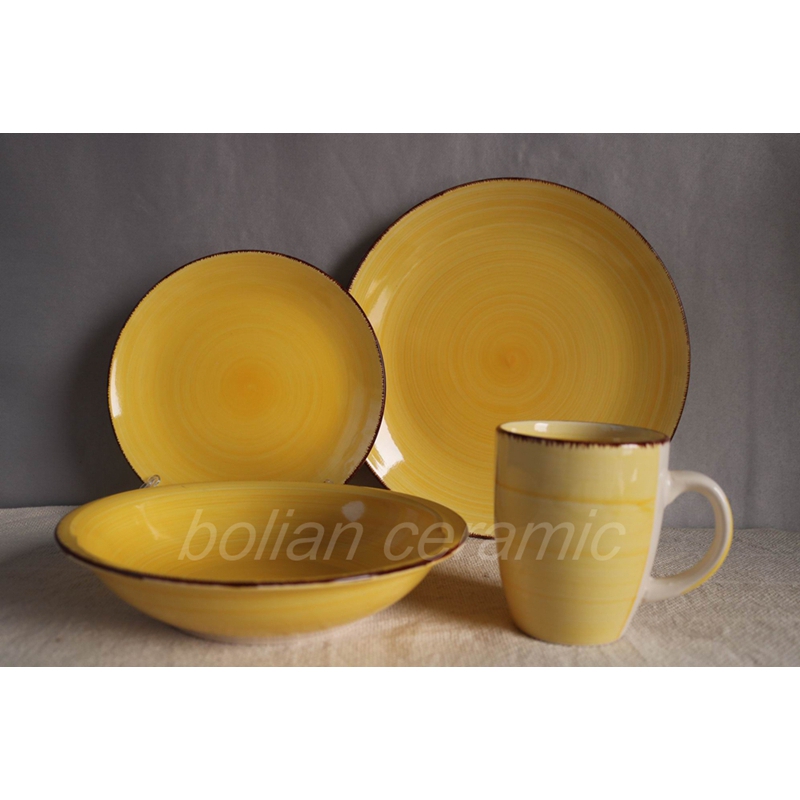 Handpainting dinnerware