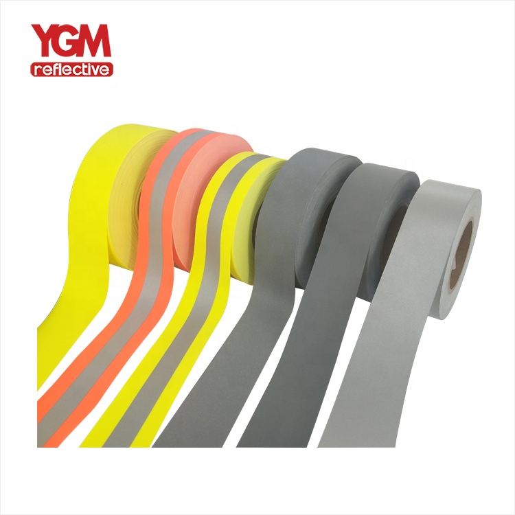Flame Retardant Warning Reflective Tape-fluo Yellow YGM reflective warning tape