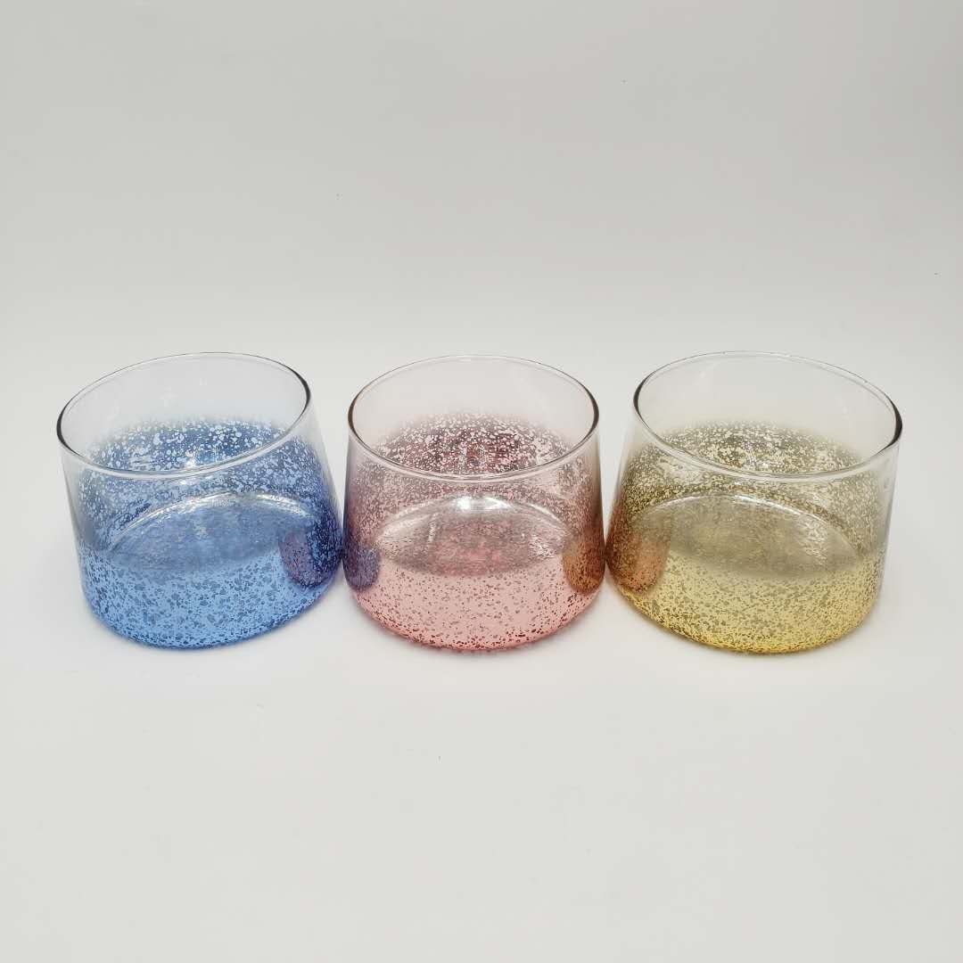 New arrival mercury glass candle jar for candle making