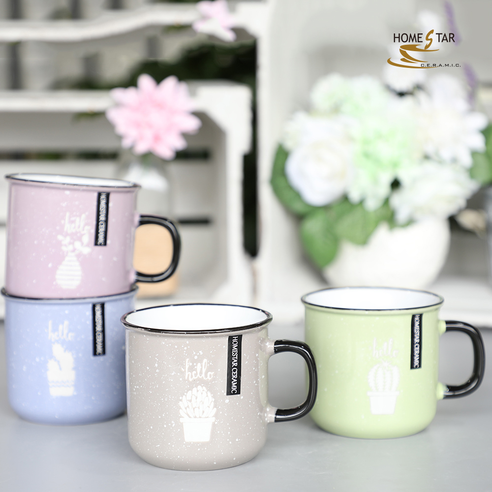 15OZ stoneware enamel mug