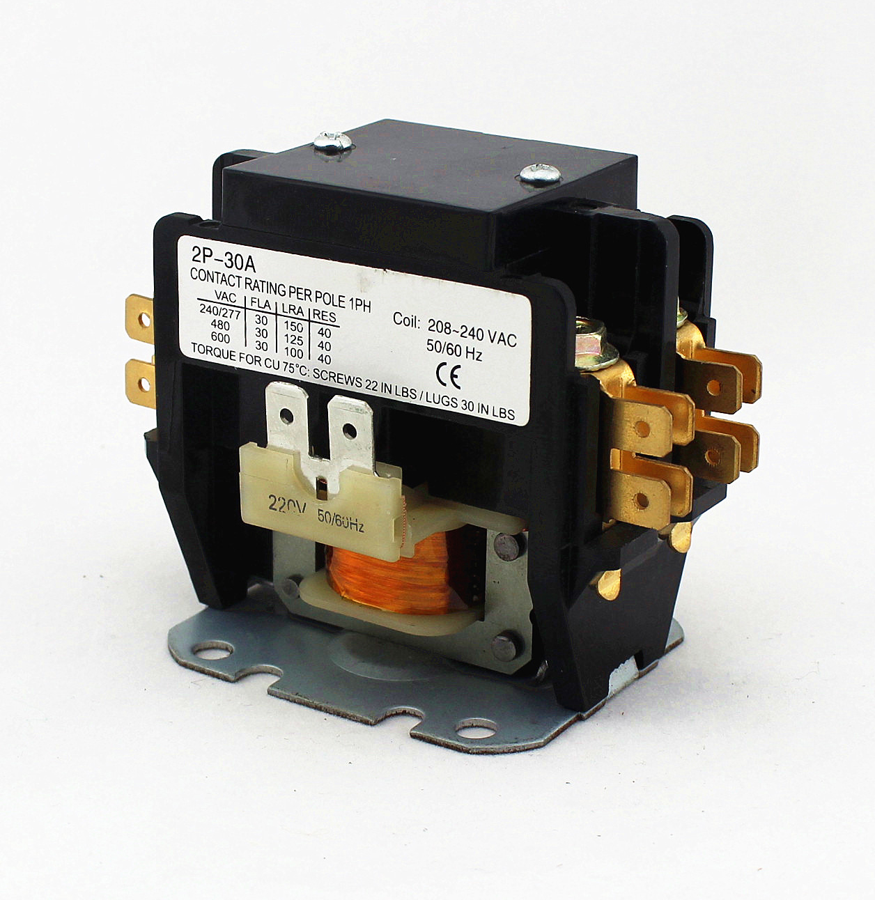 CJX9-3P 30A 24/120/208/240/277V air conditioning magnetic contactor