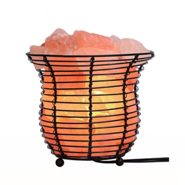 Natural Himalayan Hand Carved Crystal Wood Base for Salt Pakistan Salt Lamp