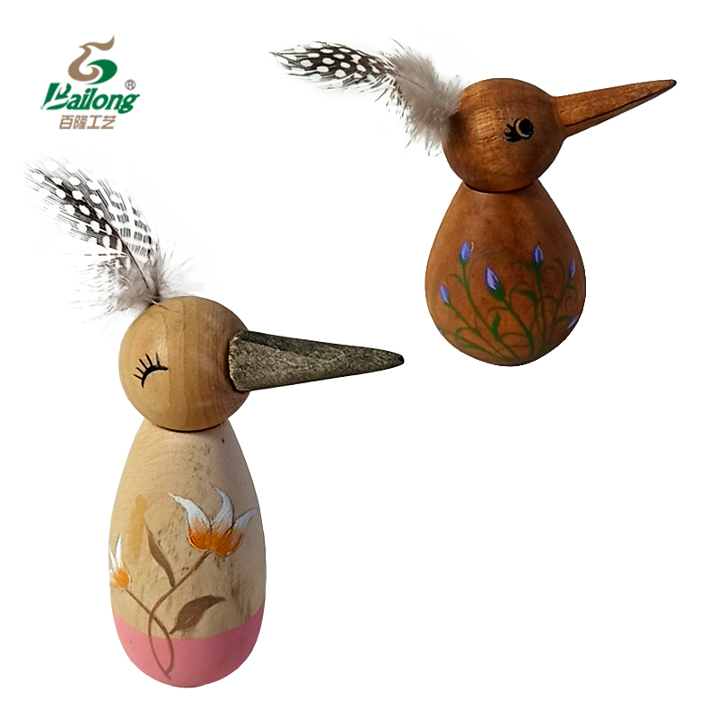 Cute wooden lovely duck for gift and decoration