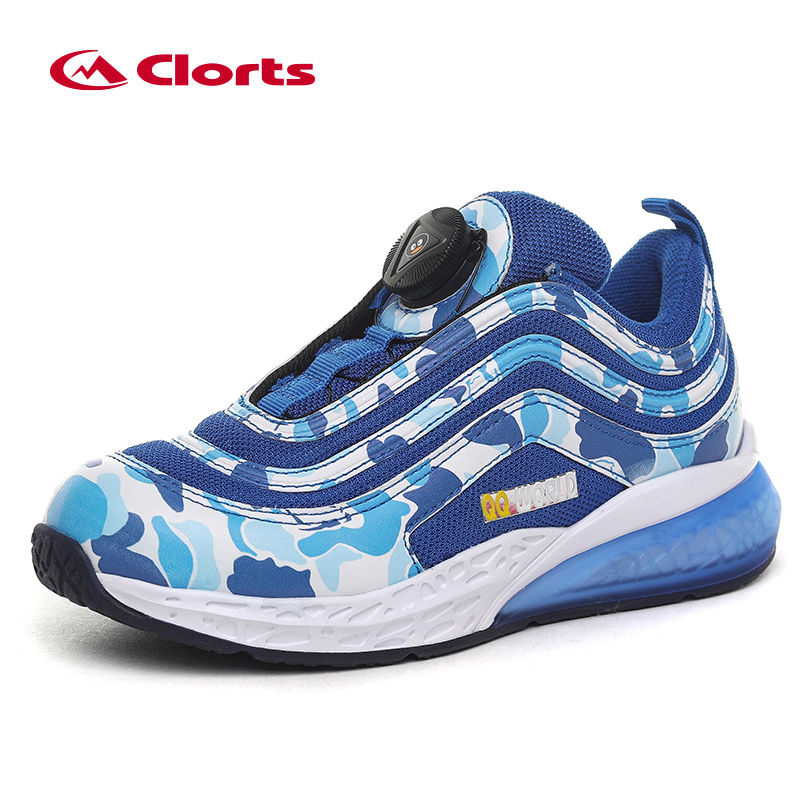 CLORTS Lightweight Mesh Breathable LED Light Colorful Kids Shoes Kids Sport Shoes
